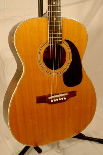 Vintage Harmony Model 6395 Grand Concert Acoustic Guitar Made in USA 