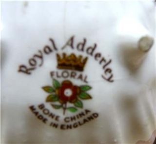 royal adderley floral arrangement bone china england
