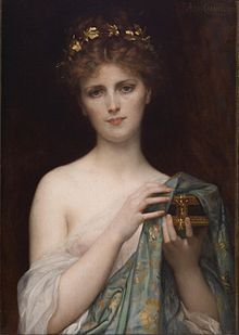 Pandora by Alexandre Cabanel , 1873. Nilsson was the model for this 