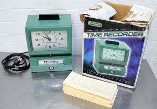 Acroprint Time Employee Recorder 125NR4 Payroll Time Clock