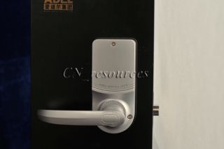New Adel Silvery DIY 3398 Fingerprint, Pin Code & Key Door Lock