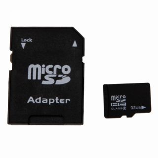 32GB Micro SD Card SD Card Adapter Card Reader Black_1_600x600 