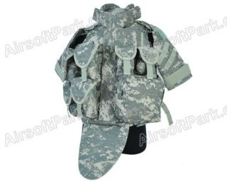 Airsoft Tactical OTV Vest with Magazine Pouches ACU