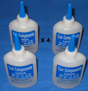   Building Supplies Thick Cyanoacrylate Super Glue Adhesive x 4