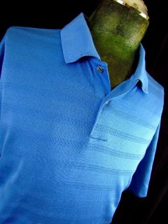 mens blue ADIDAS polo golf shirt CLIMA COOL sport super soft 