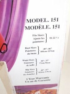 Singer Red Adjustable Dress Form Mannequin Large DF151