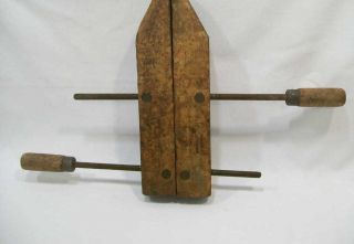 Old Wooden Clamp Made by Adjustable Clamp Co Jorgensen