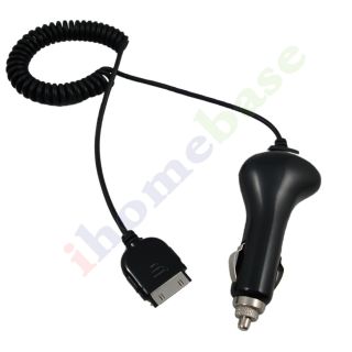Black Color Car Charger Power Adapter for iPhone 4S 4 3GS 3