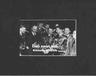 Adolph Rupp Kentucky Wildcats Matted Championship Pic