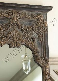 French Ornate Adalina Floor Mirror Large Carved Wall Tuscan Old World 