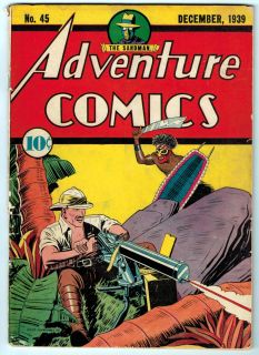 Adventure Comics 45 3 0 Off White Pages Sandman Golden Age