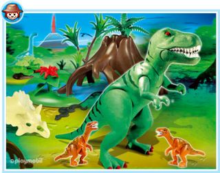 Playmobil Adventure 4171 T Rex Velociraptors New