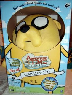 Adventure Time with Finn and Jake Talking Jake Slamacow Plush 20 Toy 
