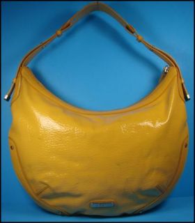 Designer Purses Cole Haan Yellow Aerin Patent Zip Hobo Bag Purse $298 