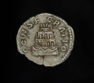  silver Roman denarius of the Emperor Antoninus Pius ( Titus Aelius 