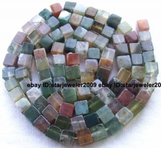   colore agate see photo size shape about 4mm square amount one string