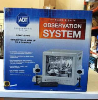 ADT surveillance observation system security cameras HD14S1042 A four 