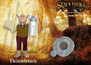 Thimbletack Figure Toy 1 Spiderwick McDonalds Nickelodeon 2008 Mint 