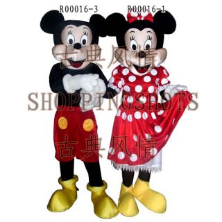 Mickey Mouse Mascot Costume Fancy Dress Evening R00016 Adult One Size 