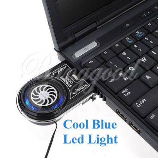 Mini Vacuum Blue LED USB Air Extracting Cooling Fan Cooler for 