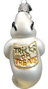New Merck Family Old World Christmas Halloween Grouchy Ghost Ornament 