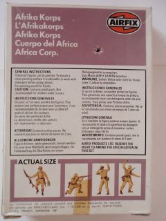 Afrika Korps, Model Figures, Mint with Box, 1981
