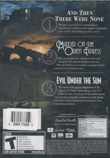 Agatha Christie TRIPLE MURDER MYSTERY PACK Evil Under the Sun   3x PC 