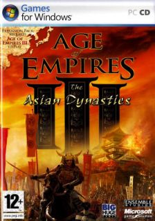 Age of Empires III 3 Asian Dynasties PC Game New SEALED
