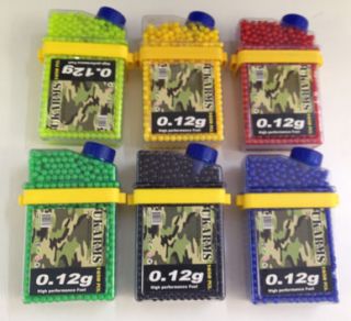 1500 High Grade Air Soft BBs Fit Most Air Soft Guns Easy Carry on Your 