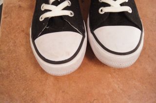 Airwalk Black Laced 8 5 Womens Knee High Boots Sneakers