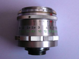 Lens Agfa Color Telinar 90 mm F 4 Non Solinar for Ambi Silette Camera 