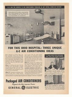   Hospital OR Canton Ohio GE General Electric Air Conditioner Print Ad