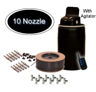 Mistaway Gen 1 3 w 10 Nozzle Kit w Agitator 55 Gallon
