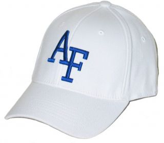 Air Force Falcons USAF Tow Premium White Flex Fit Fitted Hat Cap M L 