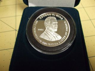 2001 George Bush Al Gore 1 oz 999 Silver Coin