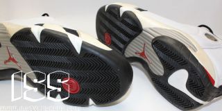 Nike Air Jordan XIV Black Toe White Black DS Sz 13 136011 101 1998 OG 