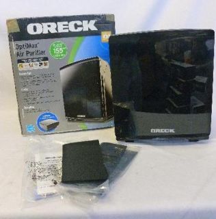 Oreck Optimax Small Room Air Purifier Hepa Type Filtration Black