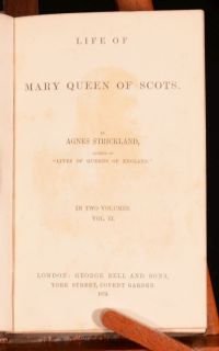  1873 8vol Lives of the Queens of England with Life of Mary Strickland