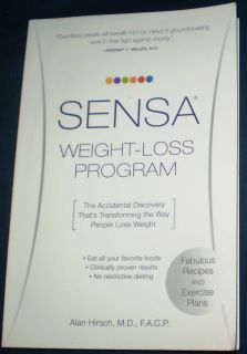 Sensa Weight Loss Program by Alan R. Hirsch M.D. (2009, Book)