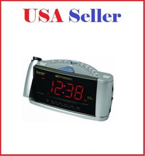 Emerson CKS3528 SmartSet Dual Alarm Clock Radio with Jumbo 1 3 Inch 