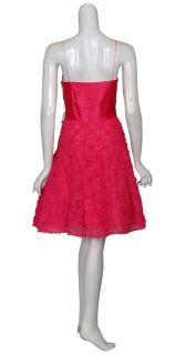 Aidan Mattox Charming Pink Silk Cocktail Dress 8 New