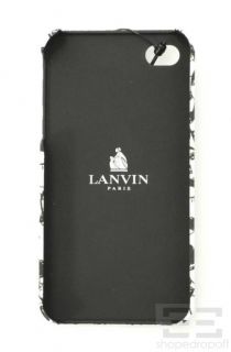 Lanvin Black White Sketched iPhone 4 4S Case New