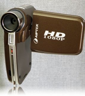 Aiptek A HD 1080P High Definition Camcorder Brown