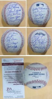 1983 Philadelphia Phillies Team Autographed Signed OML Baseball w 21 