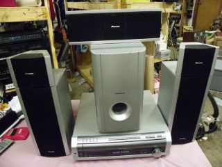   600 Watt CD AV Receiver and 5 Speaker Home Theater System