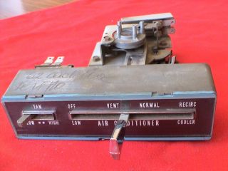   1962 Cadillac Sixty Two Series Air Conditioning Controll Unit
