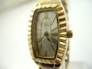 Ladies Victoria & Albert Museum Designer Gold Tone watch With Silver 
