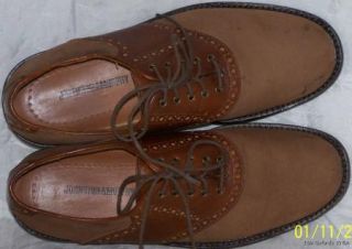Mens Shoes Johnston Murphy Oxfords Size 9 5M Leather