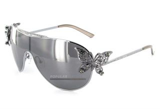 Valentino Sunglasses Val 5484 Silver Mirrored Stunning