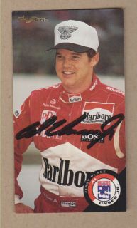 Al Unser Jr Signed 1995 Skybox Racing Card 73